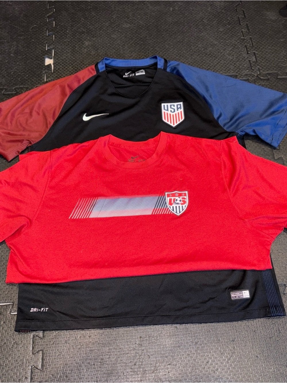 2016 2017 USA Soccer Nike Away Jersey + USA Soccer Tshirt Mens XL